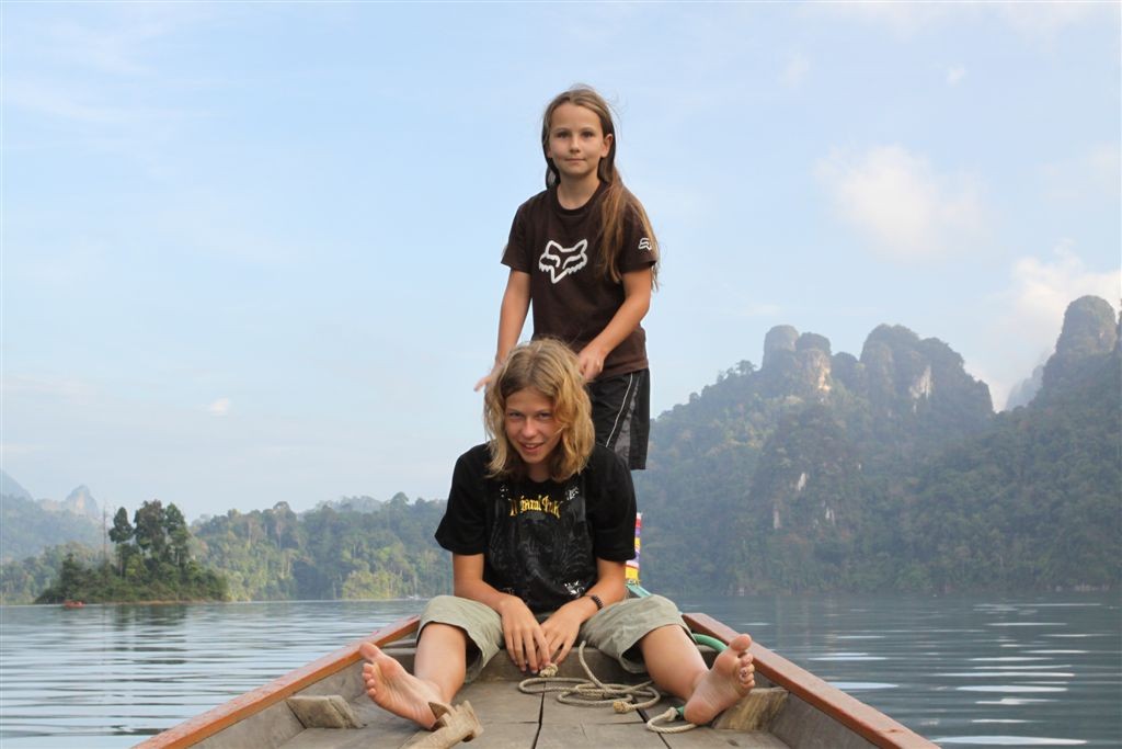 cestování s dětmi Asie - Thajsko Kaho Sok