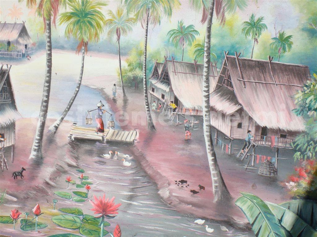 luang prabang - umění laosanů - cestování s dětmi