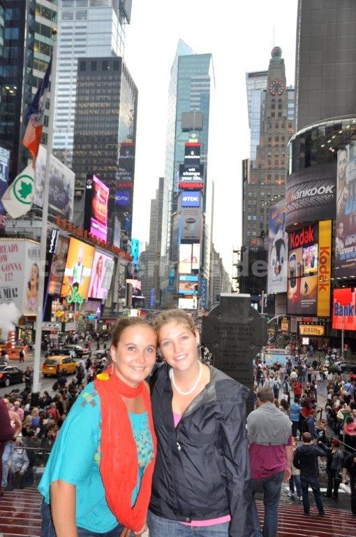já a Klára na Times Square
