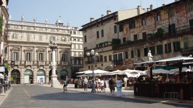 Verona náměstí Piazza Erbe