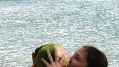 já s kokosem... krásné podzimní počasí v Nikaragui