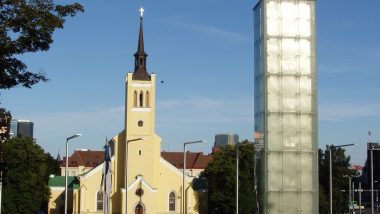 náměstí, kde se konají setkání Tallinnců