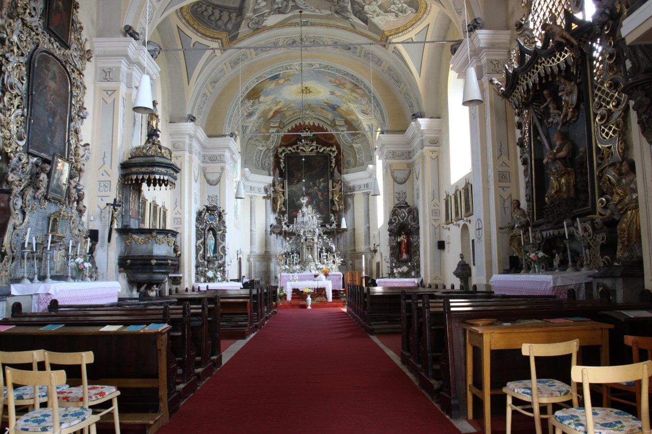 Vilémov (5) barokní kostel sv. Václava
