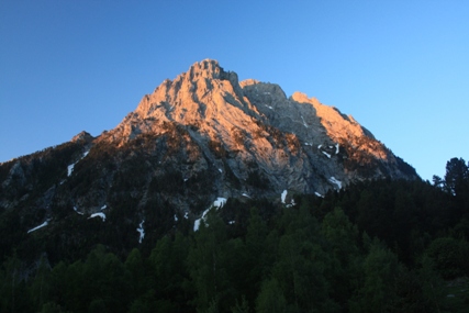 svítání nad Els Encantats