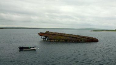 Scapa Flow- potopené vraky při odlivu