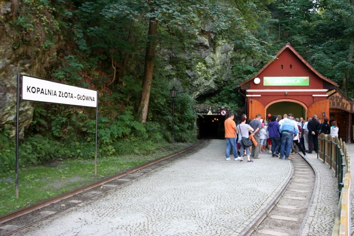 vláčkem do dolu Zloty Stok