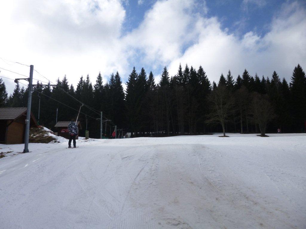 na sjezdovce v Kubové Huti