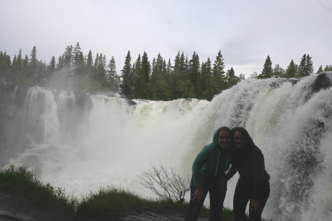 Švédská Niagara- vodopád Tännforsen