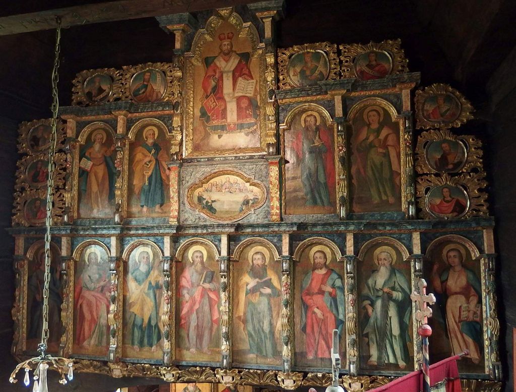 Dobříkov – kostel Všech Svatých , dřevěné kostely z podkarpatské Rusy Dobříkov – kostel Všech Svatých