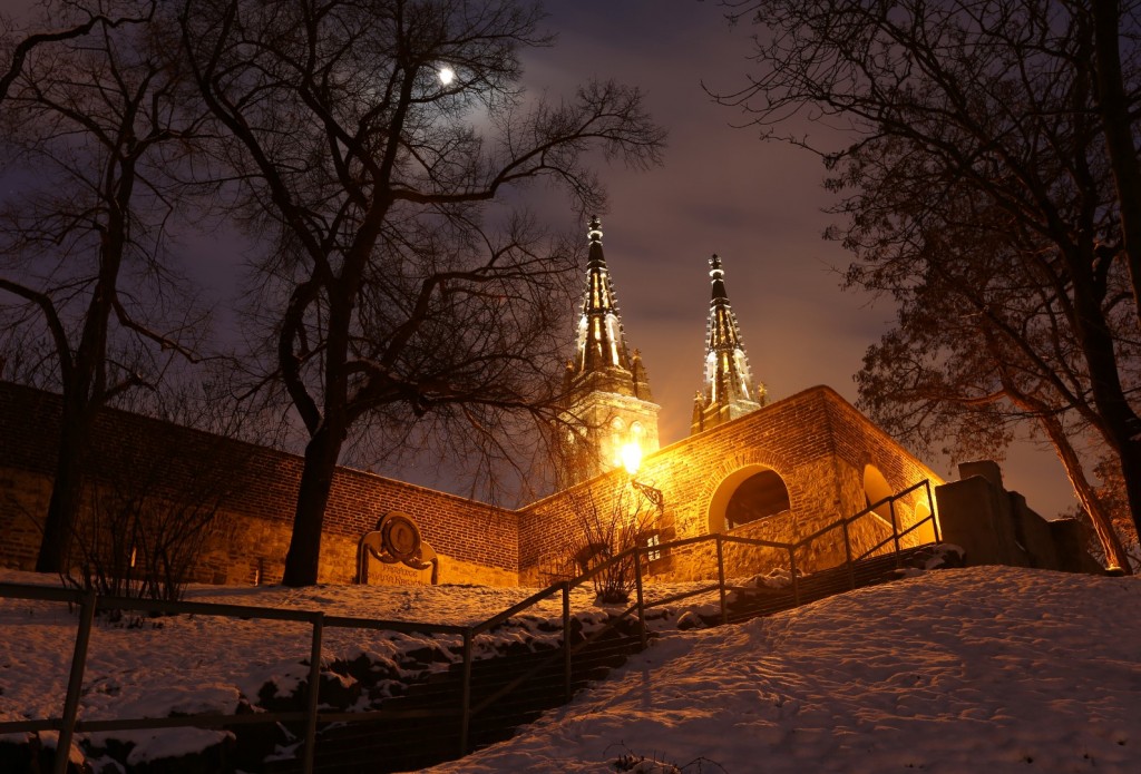 Vyšehrad v zimě