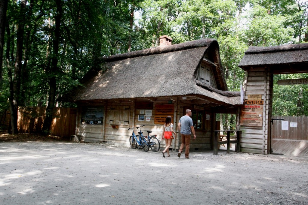 Wolinský národní park - stanice zubrů 