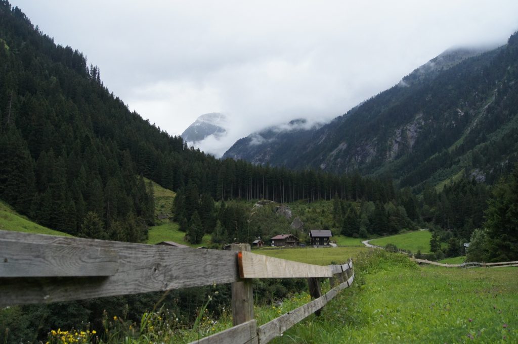 Míříme k Alpenrose Hütte