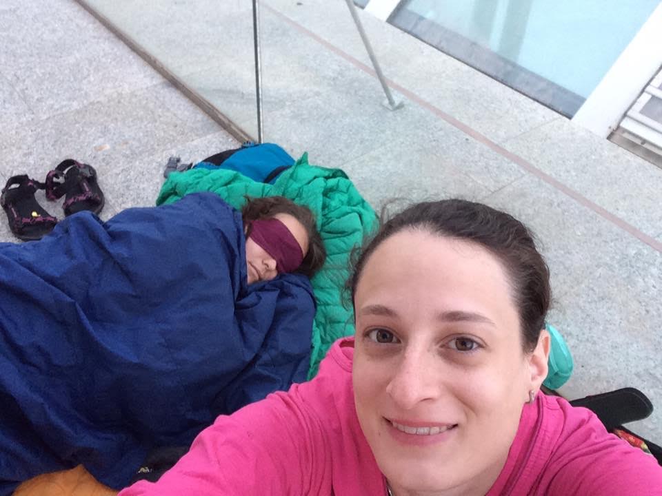terasa letiště Palma de Mallorca