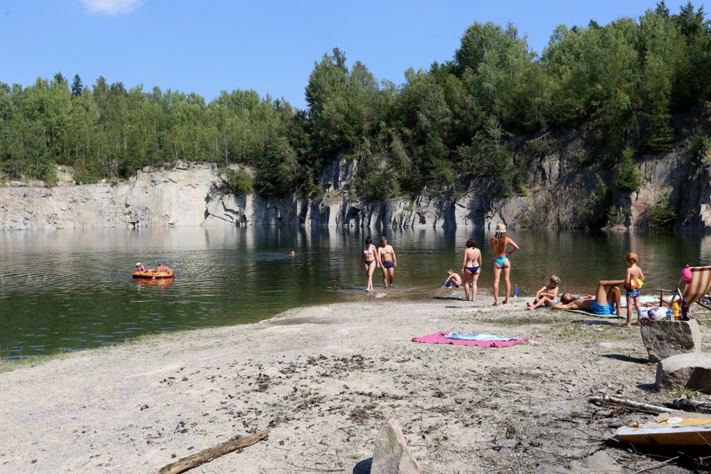 žulový lom Zderaz