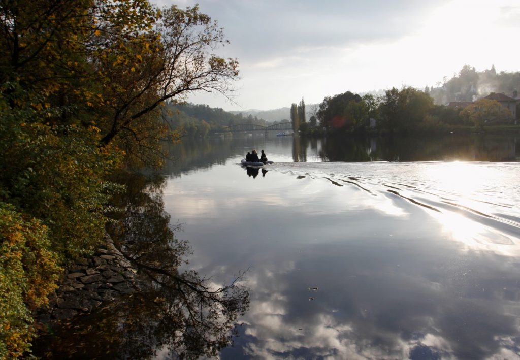 Vltava v Davli