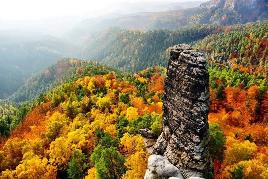 Ćeské Švýcarsko - Malý Pravčický kužel, foto Dahye Yoon