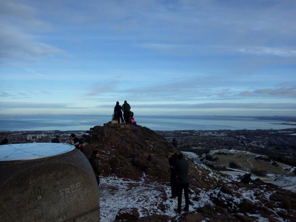 Holyrood Park a vrchol Arthur´s seat