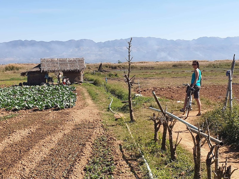 jezero Inle na kole